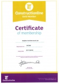 Newly registered Contructionline Gold Member & Chas accreditation renewed