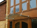 Bespoke curved glass canopy
